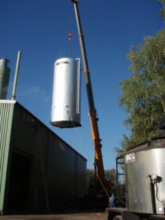 Bitumentank 40m� electrically heated